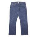 CALVIN KLEIN JEANS Womens Blue Relaxed Straight Denim Medium W32 L29 Zip Jeans