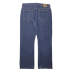CALVIN KLEIN JEANS Womens Blue Relaxed Straight Denim Medium W32 L29 Zip Jeans
