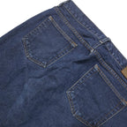 CALVIN KLEIN JEANS Womens Blue Relaxed Straight Denim Medium W32 L29 Zip Jeans