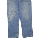 CARHARTT Womens Regular Fit Blue Denim Jeans W36 L32 Zip Pocket Casual