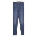 LEVI'S Womens Mile High Super Skinny Jeans Blue Denim Regular Fit W25 L30