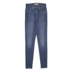LEVI'S Womens Mile High Super Skinny Jeans Blue Denim Regular Fit W25 L30