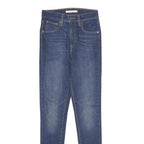 LEVI'S Womens Mile High Super Skinny Jeans Blue Denim Regular Fit W25 L30