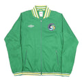 UMBRO Mens Green New York Cosmos Jacket M Polyester Blend Bomber Zip Sportswear