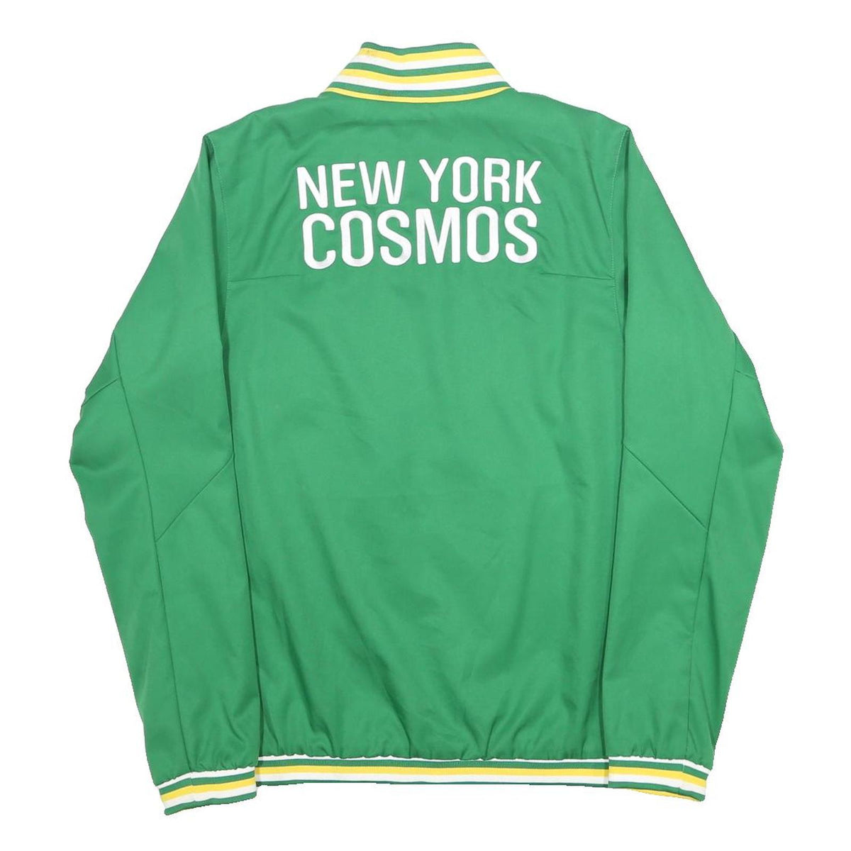 UMBRO Mens Green New York Cosmos Jacket M Polyester Blend Bomber Zip Sportswear
