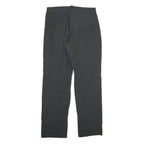 TREVOLUTION Womens Black Polyester Blend Regular Leg Trousers W32 L31 Zip