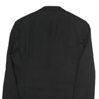 CALVIN KLEIN Mens Black Classic Jacket L Cotton Button Plain Formal Blazer