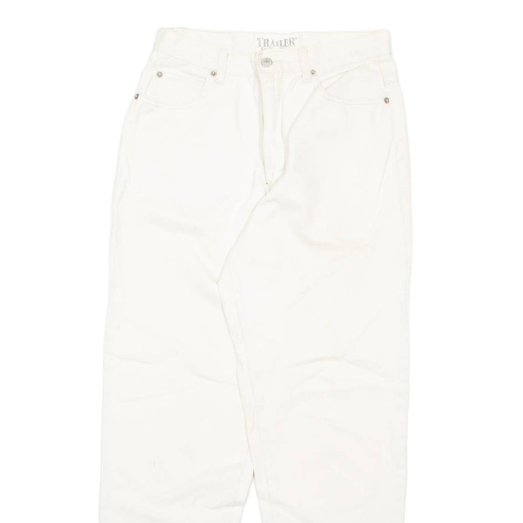 TR. ALLER Womens Jeans White Regular Straight W26 L29