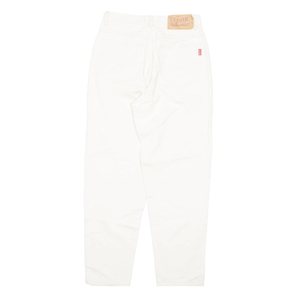 TR. ALLER Womens Jeans White Regular Straight W26 L29