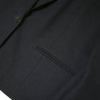 PENDLETON Womens Black Wool Blend Blazer Jacket M Tailored Button Plain Classic
