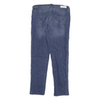 Calvin Klein Womens Jeans Blue Slim Skinny Denim Medium W30 L29 Zip Cotton Blend