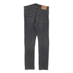 LEVI'S 510 Mens Jeans Black Slim Skinny Denim Medium W34 L32 Zip Closure