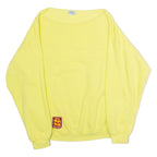 FREE Normandie Mens Sweatshirt Yellow 80s M