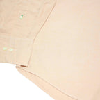 TOMMY HILFIGER Mens Peach Plain Shirt XL Cotton Blend Long Sleeve Button