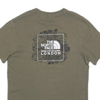 THE NORTH FACE Mens Green London Graphic T-Shirt S Short Sleeve Crew Neck