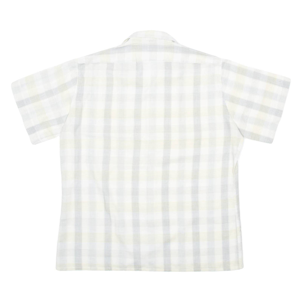 Mens Shirt Grey Check L
