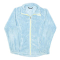 THE NORTH FACE Girls Blue Light & Yellow Zip Jacket L Polyester Blend Fleece