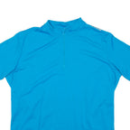 Cycling Mens Jersey Blue 1/4 Zip 2XL