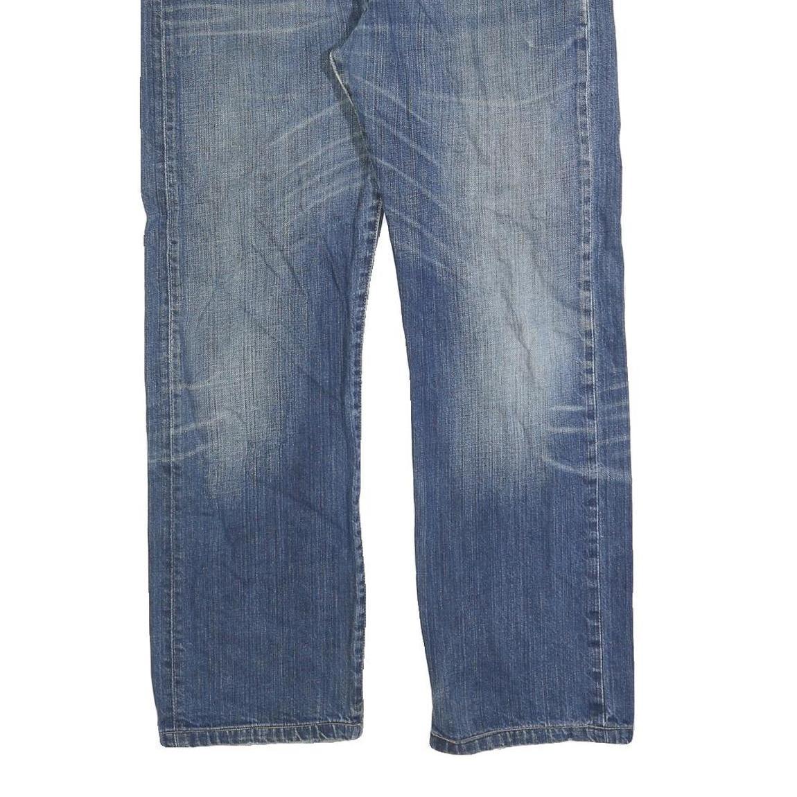 LEVI'S 501 Mens Denim Blue Regular Straight Cotton Blend W33 L28 Classic Button