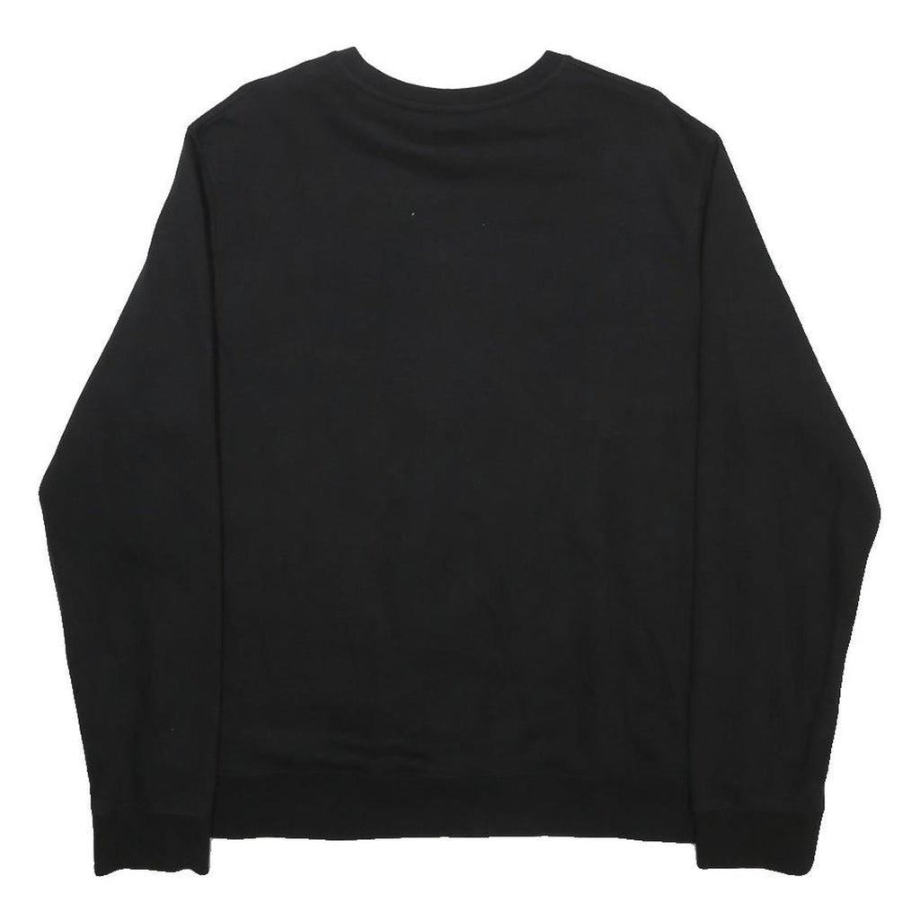 NFL Mens Black Pittsburgh Steelers Crew Neck L Cotton Blend Sweatshirt