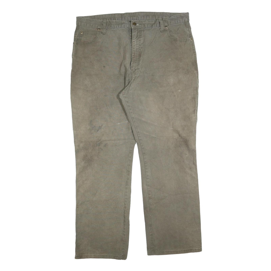 DICKIES Mens Cotton Blend Relaxed W40 L32 Utility Workwear Trousers Zip Closure
