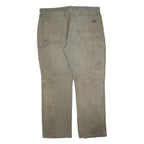 DICKIES Mens Cotton Blend Relaxed W40 L32 Utility Workwear Trousers Zip Closure