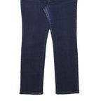 LAUREN RALPH LAUREN Womens Blue Regular Skinny Denim Raw W28 L25 Zip Closure