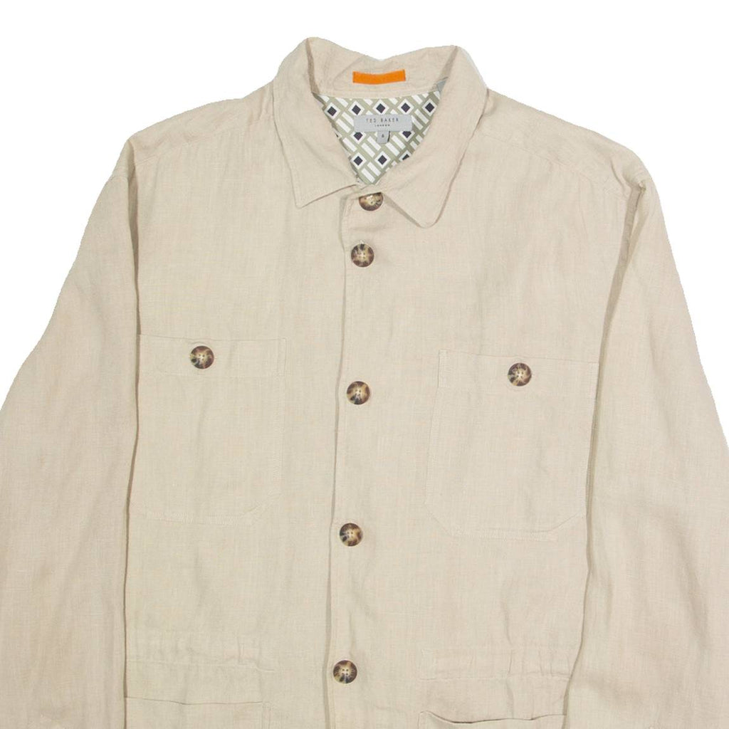 TED BAKER Womens Jacket Beige XL