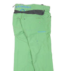 MAMMUT Womens Polyester Blend Green Regular Drawstring Trousers W27 L27 Outdoor