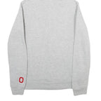 OHIOSTATE Mens Grey & Red Ohio State Buckeyes Zip Hoodie M Cotton