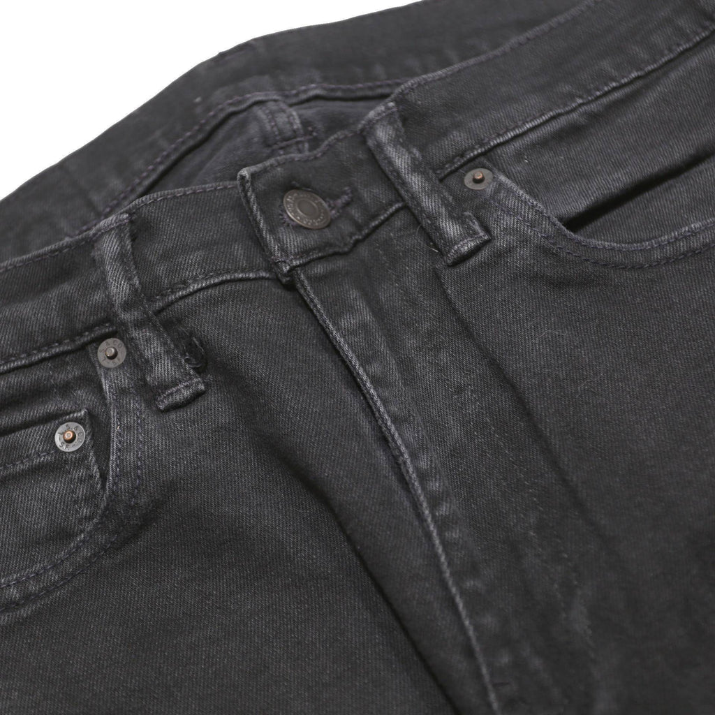 LEVI'S 519 Mens Slim Black Skinny Denim Dark W30 L29 Cotton Blend Zip Jeans