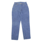 WRANGLER Womens Blue Regular Straight Denim W28 L30 Classic Button Closure Jeans