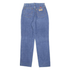WRANGLER Womens Blue Regular Straight Denim W28 L30 Classic Button Closure Jeans