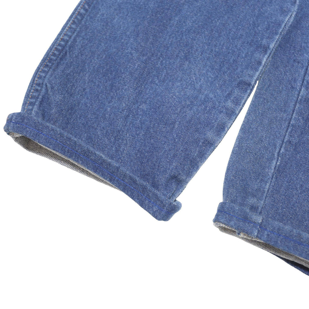 WRANGLER Womens Blue Regular Straight Denim W28 L30 Classic Button Closure Jeans