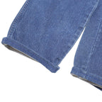 WRANGLER Womens Blue Regular Straight Denim W28 L30 Classic Button Closure Jeans