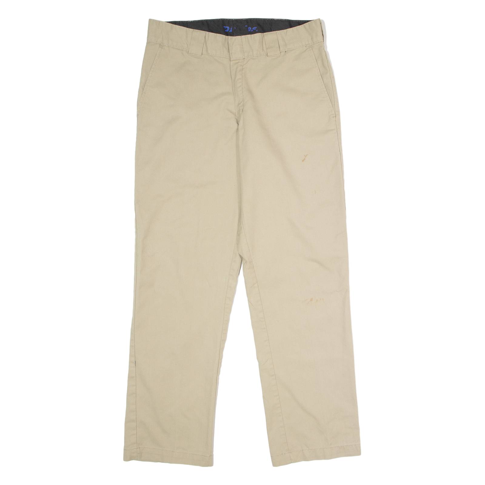 DICKIES Flex Workwear Mens Trousers Beige Slim Tapered W32 L30