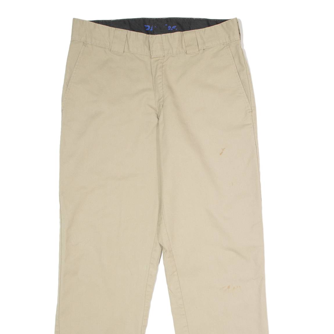 DICKIES Flex Workwear Mens Trousers Beige Slim Tapered W32 L30