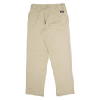 DICKIES Flex Workwear Mens Trousers Beige Slim Tapered W32 L30