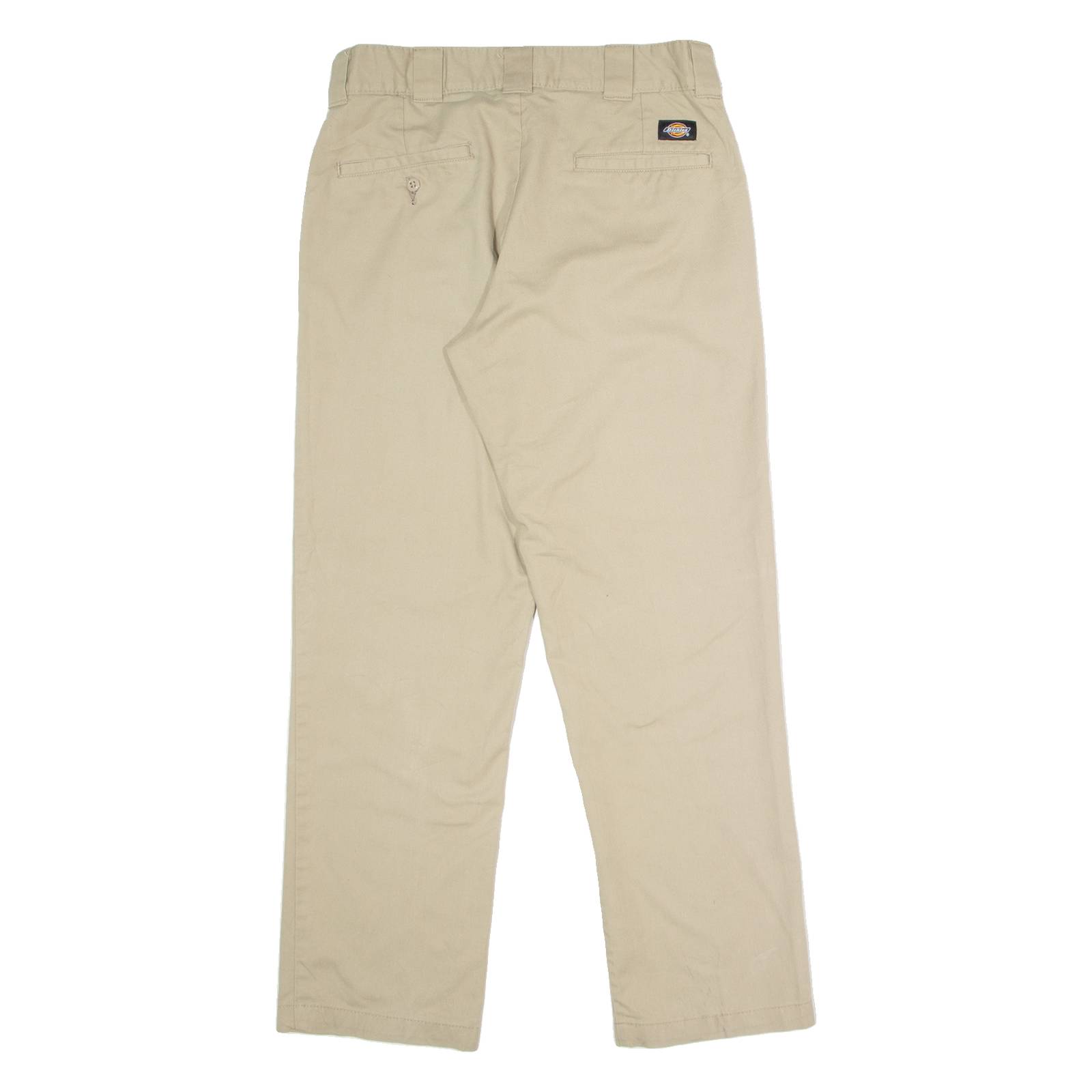 DICKIES Flex Workwear Mens Trousers Beige Slim Tapered W32 L30
