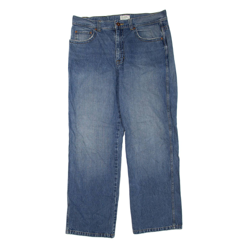 DKNY Womens Jeans Blue Regular Straight W36 L32