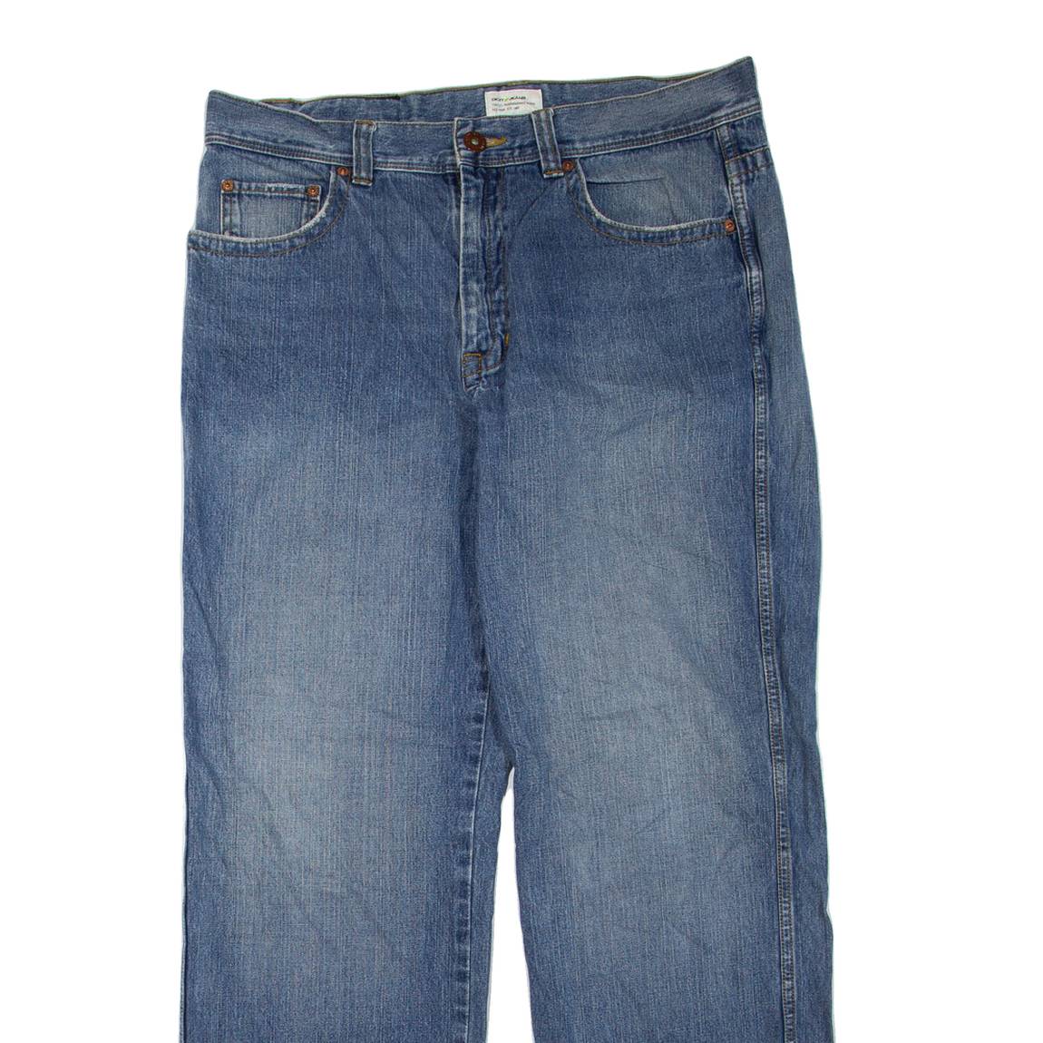 DKNY Womens Jeans Blue Regular Straight W36 L32