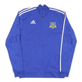 ADIDAS Mens Blue Sports Football Jacket M Polyester Blend Zip Track Top