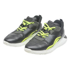 HOGAN Mens Black Neon Yellow Synthetic Trainers UK 8 Lightweight Comfortable