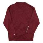 CHAMPION Mens Maroon Track Jacket M Polyester Blend Zip Casual Sportswear