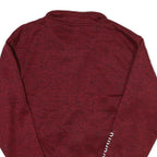 CHAMPION Mens Maroon Track Jacket M Polyester Blend Zip Casual Sportswear