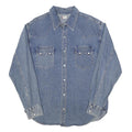 LEVI'S Mens Blue Denim Shirt XL Classic Western Style Button Fastening