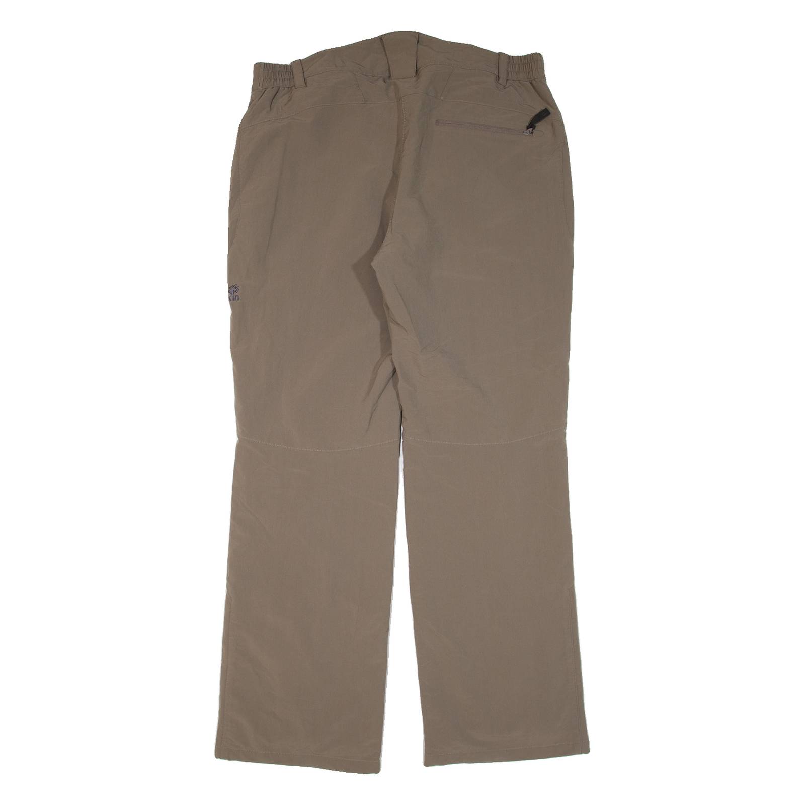 JACK WOLFSKIN Outdoor Lined Womens Trousers Beige Regular Straight W36 L32
