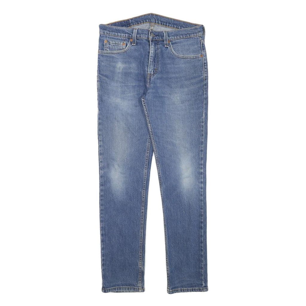 LEVI'S Mens Slim Blue Denim Jeans Zip W31 L30 Classic Fit Regular