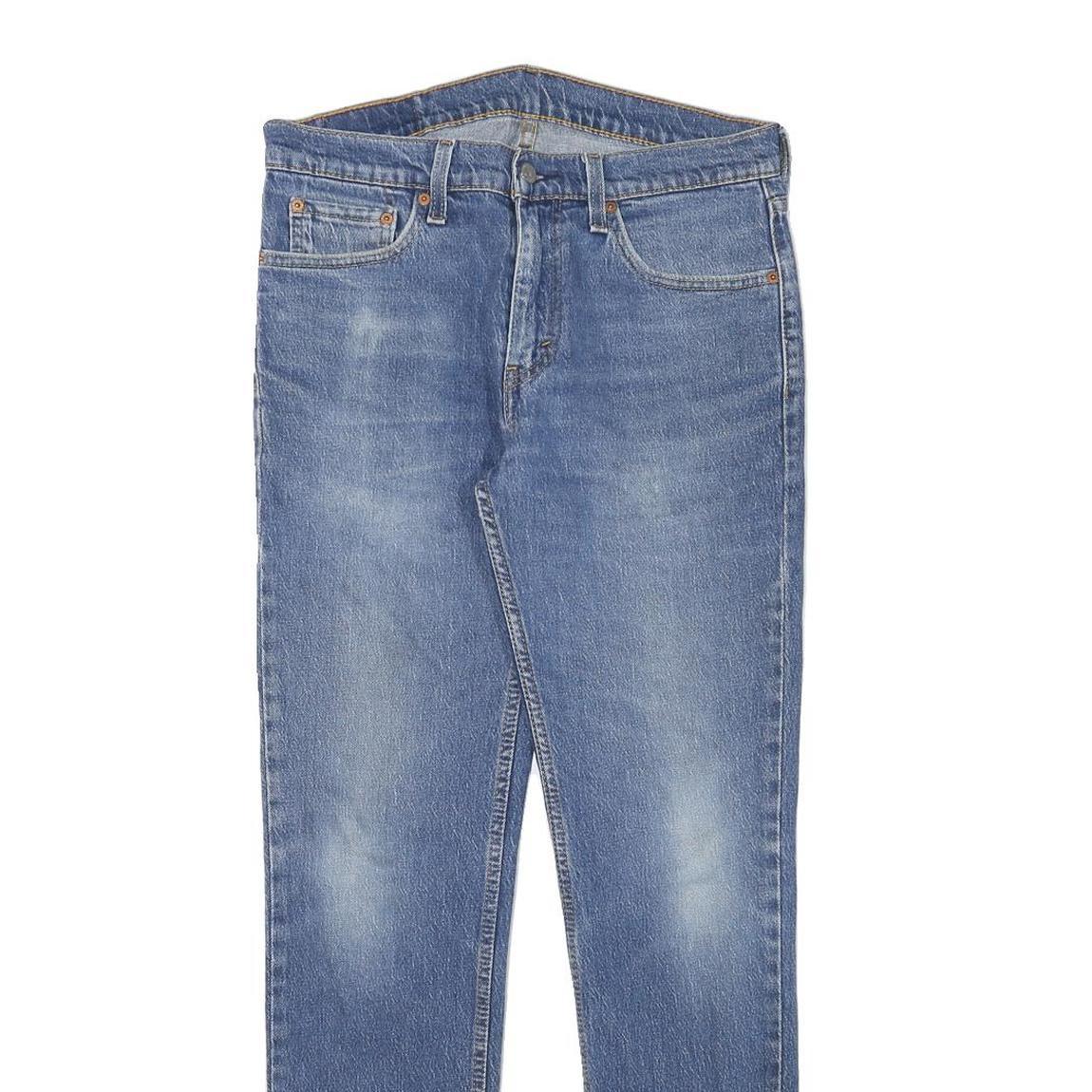 LEVI'S Mens Slim Blue Denim Jeans Zip W31 L30 Classic Fit Regular