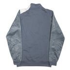 ADIDAS Mens Grey & White Tigers Basketball Track Jacket S Polyester Blend